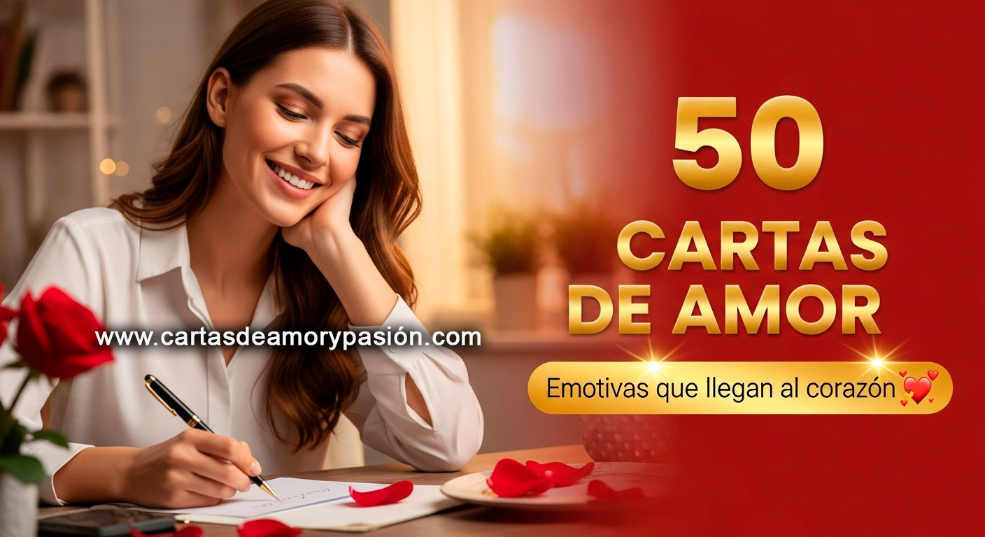 50 CARTAS DE AMOR Emotivas que llegan al corazón